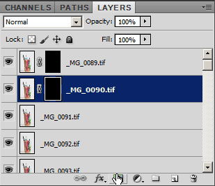 Add a layer mask to the next layer